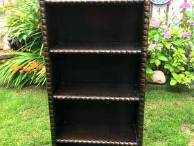 Freecycle Small dark wood bookcase.