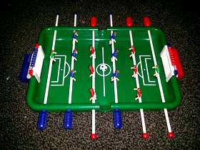 Freecycle Miniature table football toy