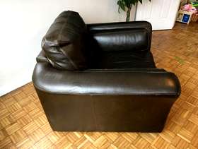 Freecycle Free leather arm chair small sofa