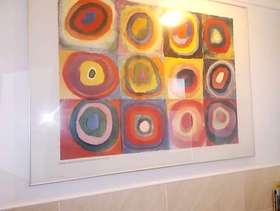 Freecycle Large Klandinsky print - framed