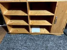 Freecycle Good solid heavy sideboard lots of good storage and many