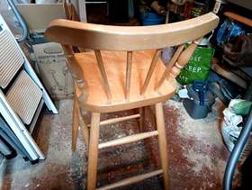 Freecycle 2 x wooden bar stools