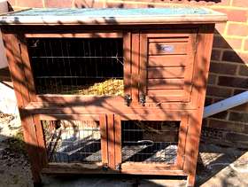 Freecycle Rabbit/guinea pig hutch