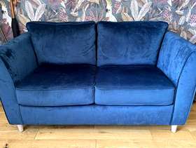 Freecycle Small Velvet Sofa