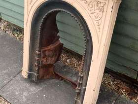 Freecycle Cast iron Victorian fireplace