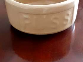 Freecycle Mason Cash Stoneware Cat Bowl