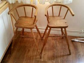 Freecycle 2 children's wooden chairs for upcycling