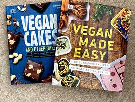 Freecycle 2 vegan books: vegan cakes & vegan made easy, hardback