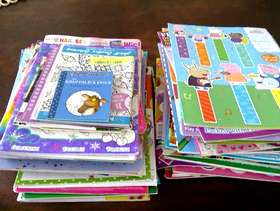 Freecycle Children's colouring & sticker books