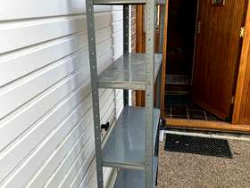 Freecycle Garage metal shelving