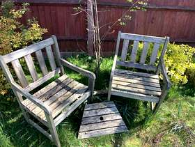 Freecycle Tete et Tete Garden companion love seat