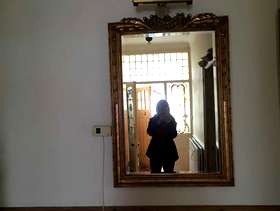 Freecycle Hall mirror
