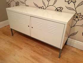 Freecycle Ikea metal tool storage chest with shelves