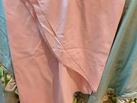 Freecycle Pretty pink curtains and floral tablecoths