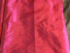 Freecycle DARK RED LINED CURTAINS 66” x 90”