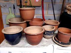 Freecycle Outdoor pots