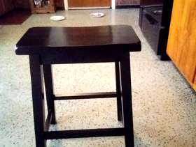 Freecycle 2 Walnut Bar Stools