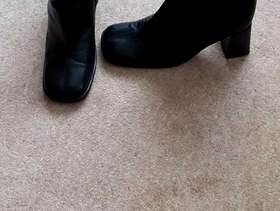 Freecycle Black Leather Boots