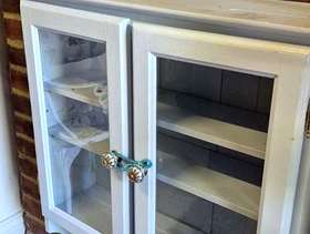 Freecycle Glass fronted cabinet
