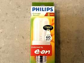 Freecycle Phillips Energy Saving Lightbulbs 11 Watt Energy, 60 Watt Light, ...