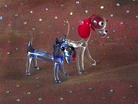 Freecycle Around 50 glass Glass Animals