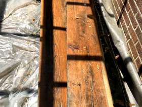 Freecycle Heart pine wood planks