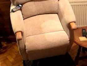 Freecycle Beige recliner armchair