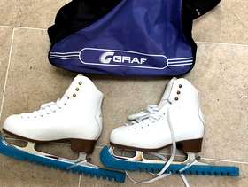 Freecycle Graff500 Ice skates, guards and bag