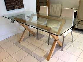 Freecycle Glass table