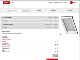 Freecycle Velux Venetian blind