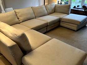 Freecycle Multi York Nevada modular sofa plus foot stools