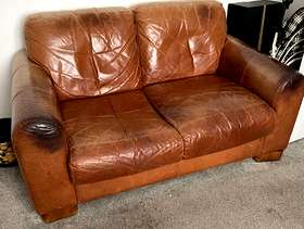 Freecycle Leather sofa 2 seater