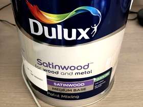 Freecycle Dulux almond white satinwood paint