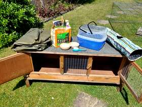 Freecycle Guinea pig /rabbit hutch