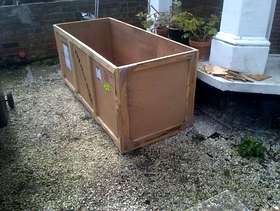 Freecycle Large wooden crate for upcycling?