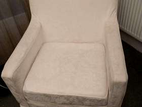 Freecycle Cream Ikea Karlstad chair