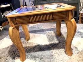 Freecycle Mango wood occasional table