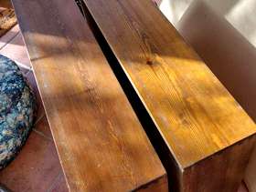 Freecycle Pine underbed storage drawers