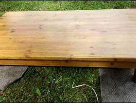 Freecycle Pine Coffee Table