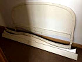 Freecycle Wooden bed frame made by the White company