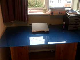 Freecycle Glass table