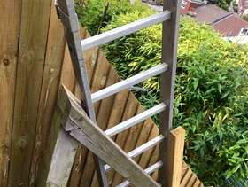 Freecycle Aluminium ladder