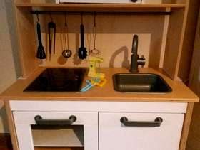 Freecycle Wooden Play Kitchen