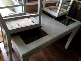 Freecycle Dining table and four chairs