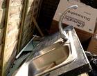 Freecycle Kitchen sink and drainer