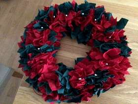 Freecycle Home Craft made Wreath