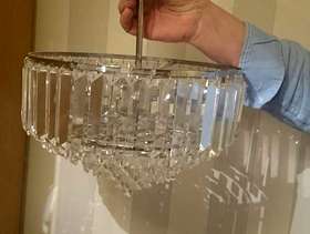 Freecycle Laura Ashley chandelier light fitting