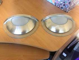 Freecycle Two Art Deco style wall lights