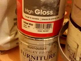 Freecycle Odd tins of paint