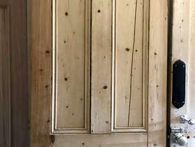 Freecycle Reclaimed pine doors x 3